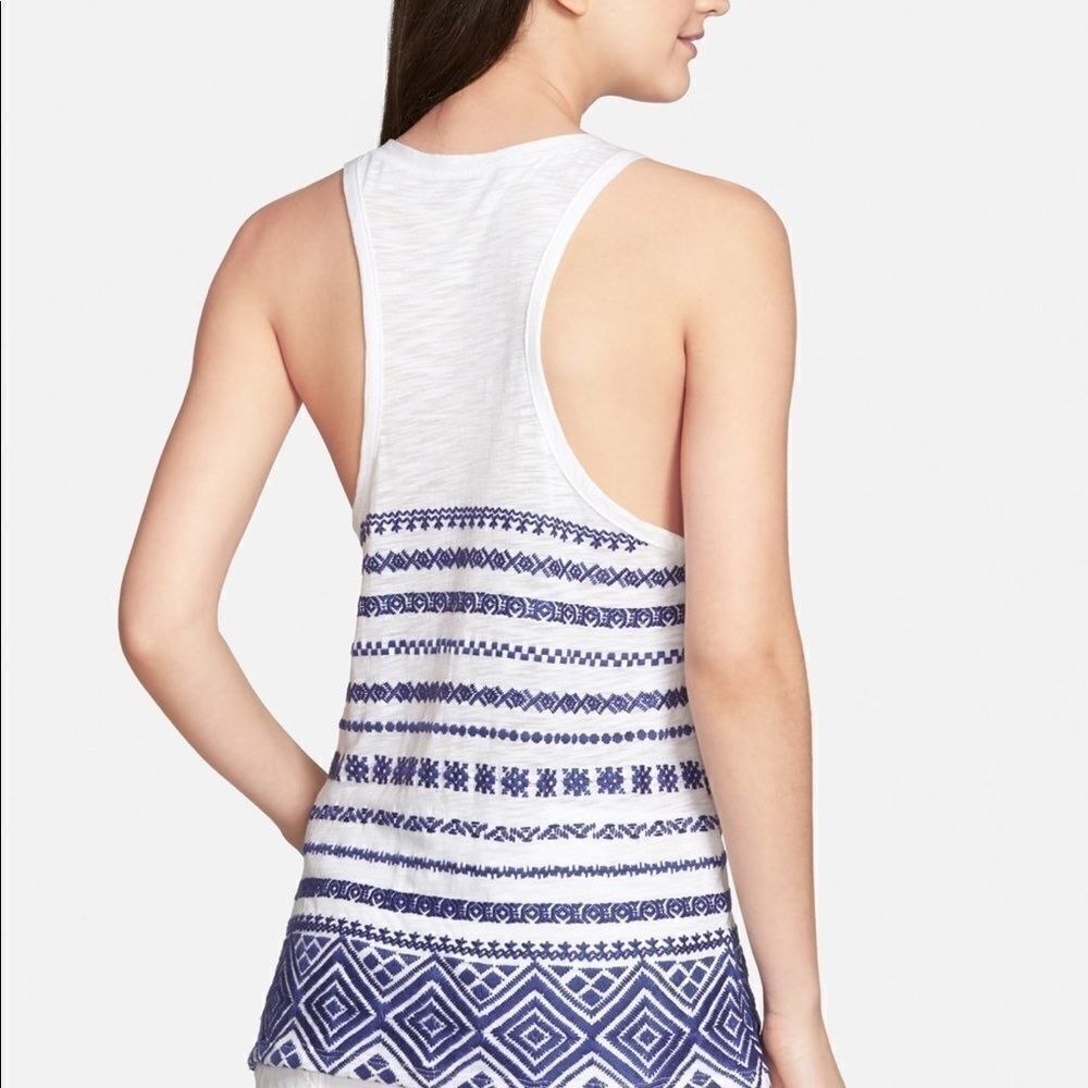 Sam Edelman | Embroidered Boho Raceback Ta… - Picture 3 of 5